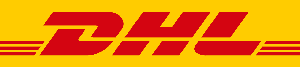 logo firmy kurierskiej DHL