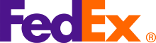 logo firmy kurierskiej FedEx
